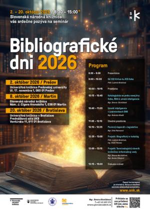 Bibliografické dni 2026