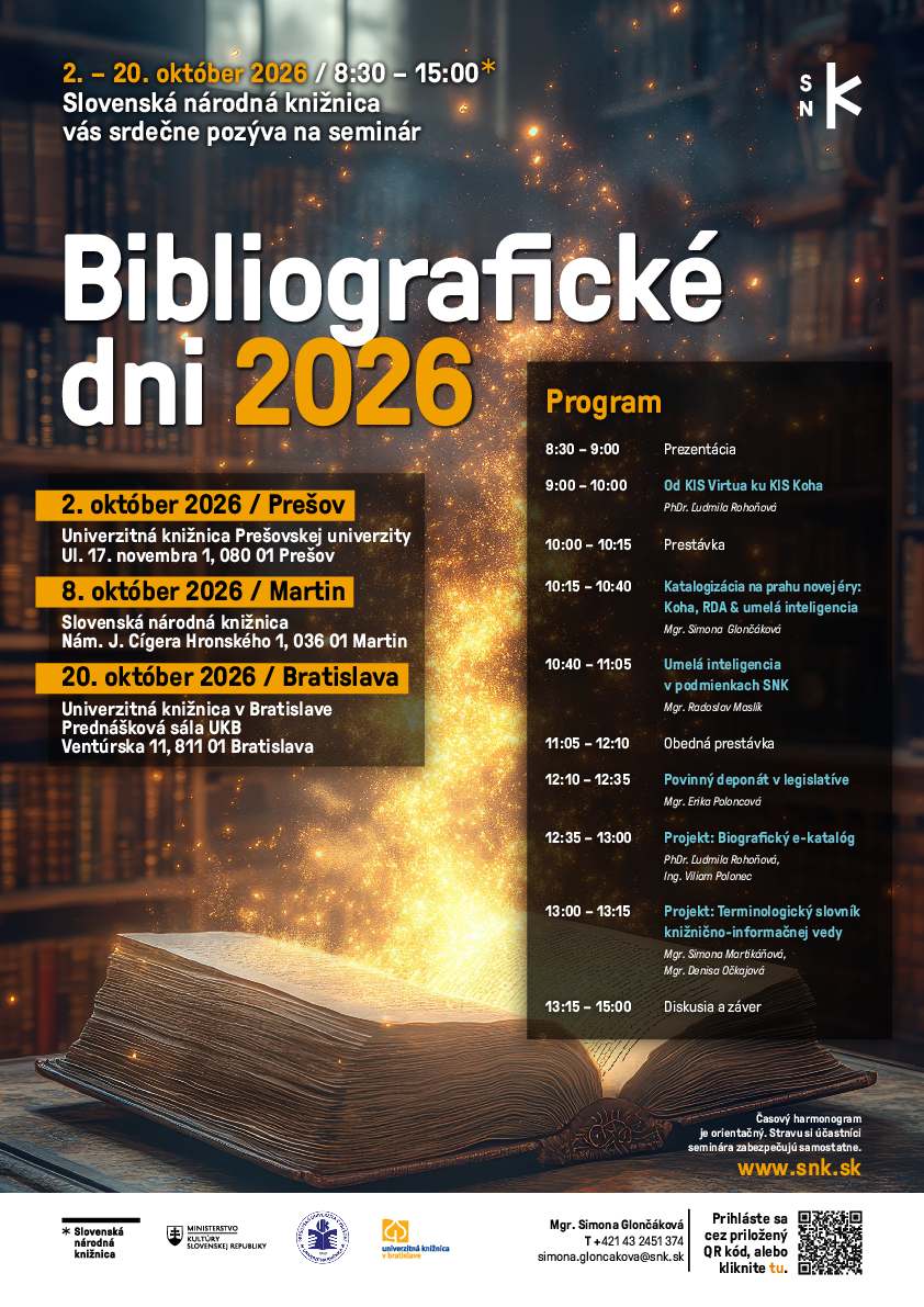 Bibliografické dni 2026